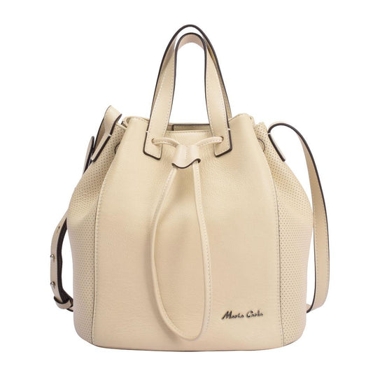 Cream Luxury Leather Handbag