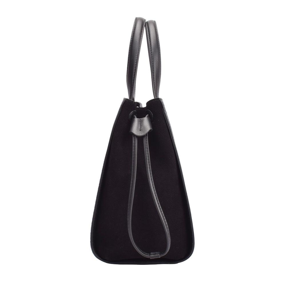 Black Maria Carla Leather Tote Bag