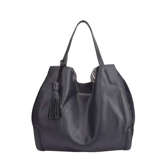 Luxury Inside Zebra Leather Handbag