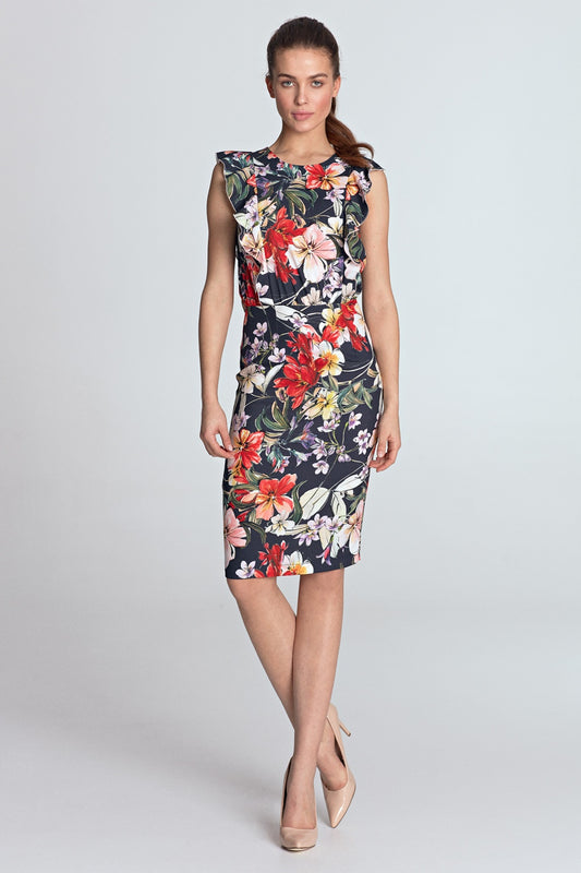 Colorful Flowered Daydress