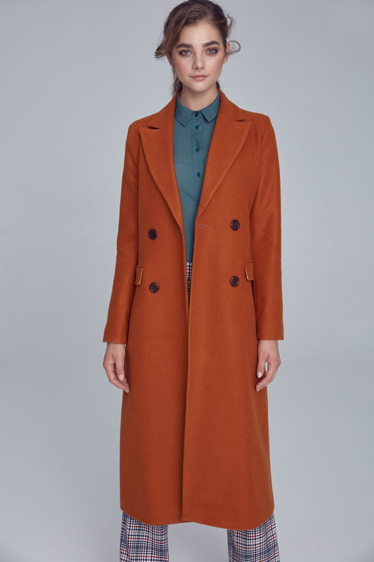 Long Red Orange Nife Coat