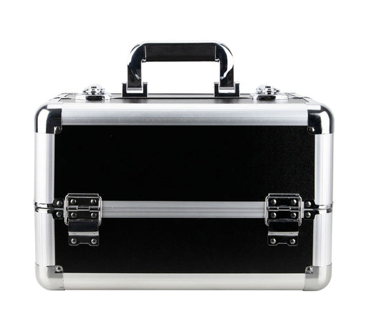JUSTCASE Portable Professional Cosmetic Makeup Case with 4 Extendable
