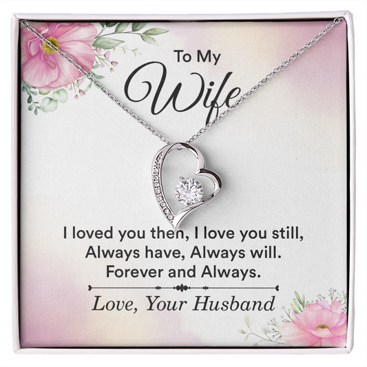 Husband To Wife Forever Love Necklace