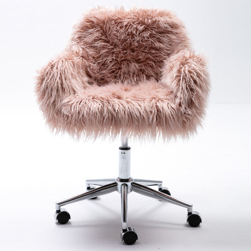Modern Fluffy Vanity Chair